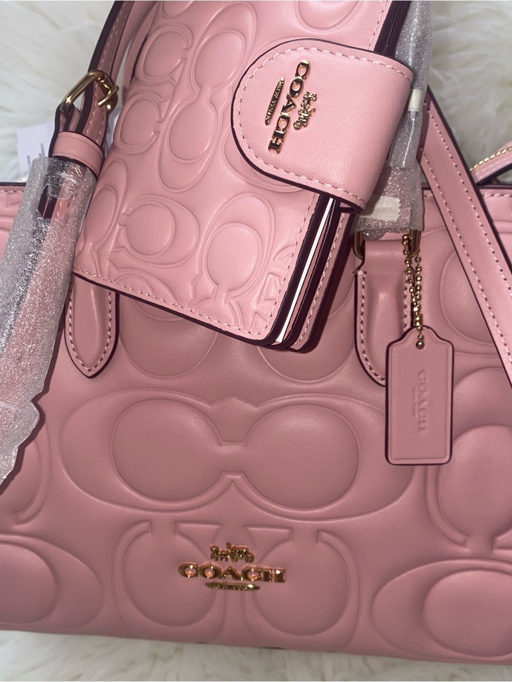 Coach leather purse and wallet set Signature New - Picture 9 of 15